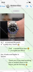 customer experience rolex gmt master ii