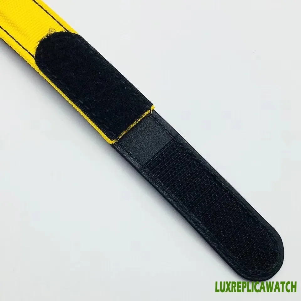 Rolex Daytona Replica Watches 40mm Mens Yellow Dial Rubber Strap 1:1 Clone Watch - Image 8