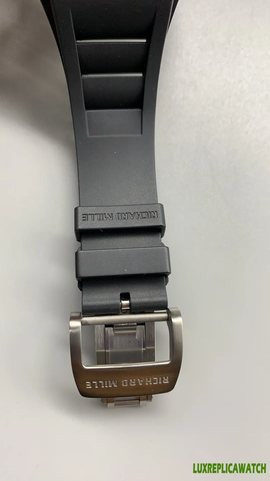 Richard Mille RM 011 Replica Watches 45mm Mens Black Dial Rubber Strap 1:1 Clone Watch - Image 9
