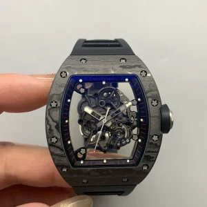 Richard Mille RM 011 Replica Watches 50mm Mens Skeleton Dial Metal Bracelet 1:1 Clone Watch