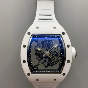 Richard Mille RM 011 Replica Watches 50mm Mens Blue Dial Rubber Strap 1:1 Clone Watch