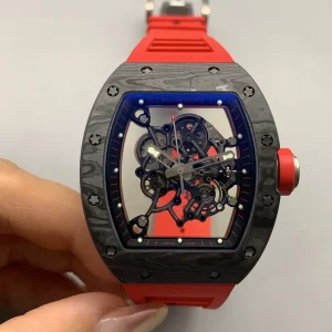 Richard Mille RM 11-03 Replica Watches 50mm Mens Blue Dial Rubber Strap 1:1 Clone Watch