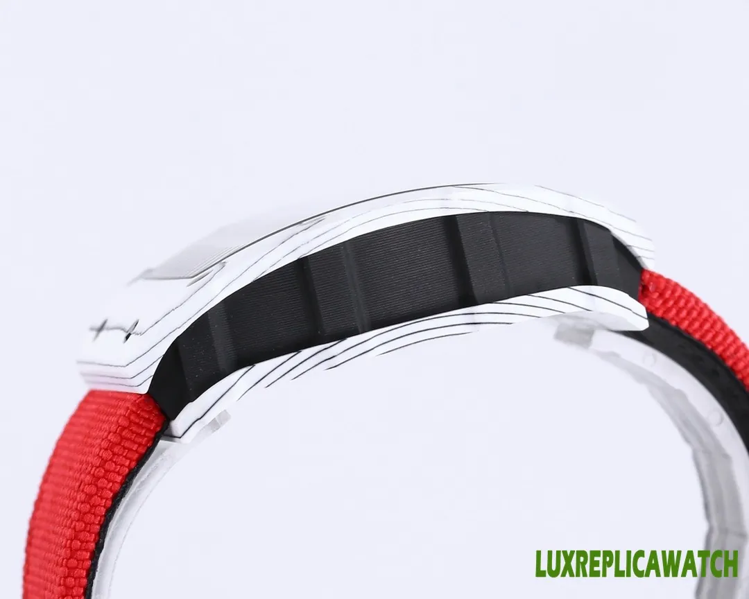 Richard Mille RM35-01 Replica Watches 45mm Mens Black Dial Rubber Strap 1:1 Clone Watch - Image 6
