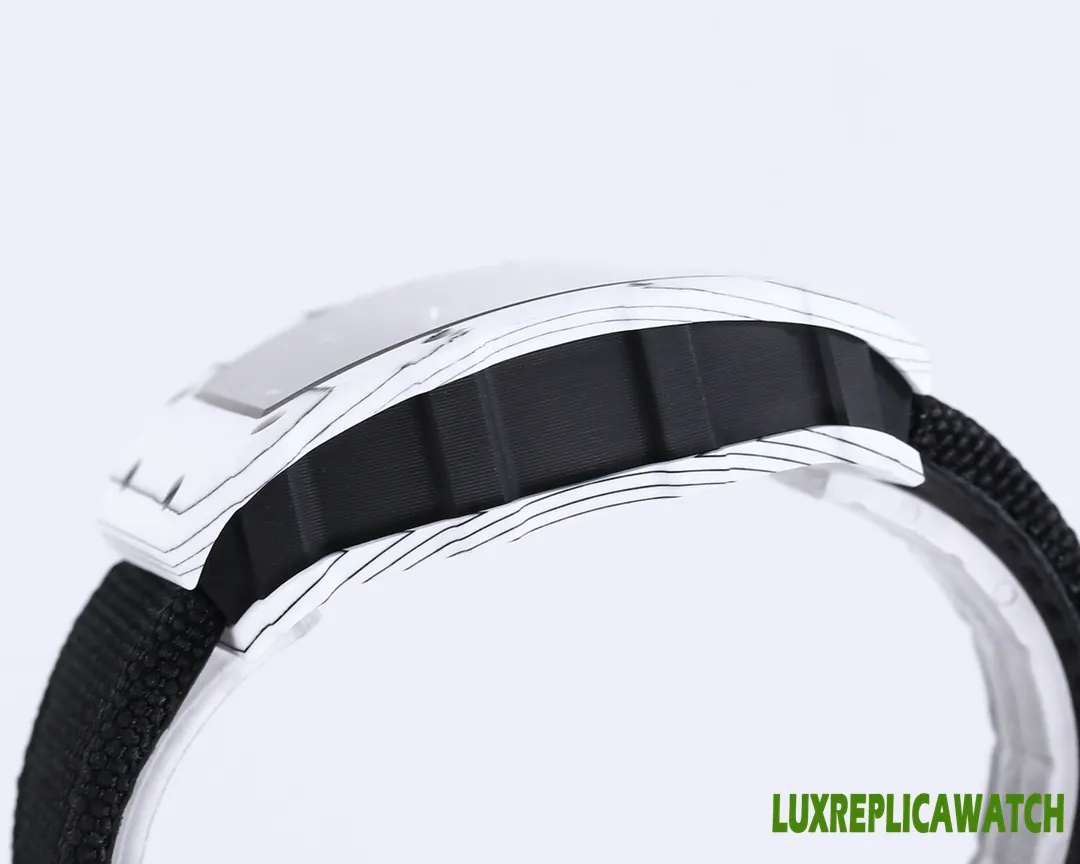 Richard Mille RM35-01 Replica Watches 45mm Mens Black Dial Rubber Strap 1:1 Clone Watch - Image 6