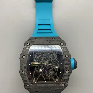 Richard Mille RM35-01 Replica Watches 50mm Mens Skeleton Dial Rubber Strap 1:1 Clone Watch