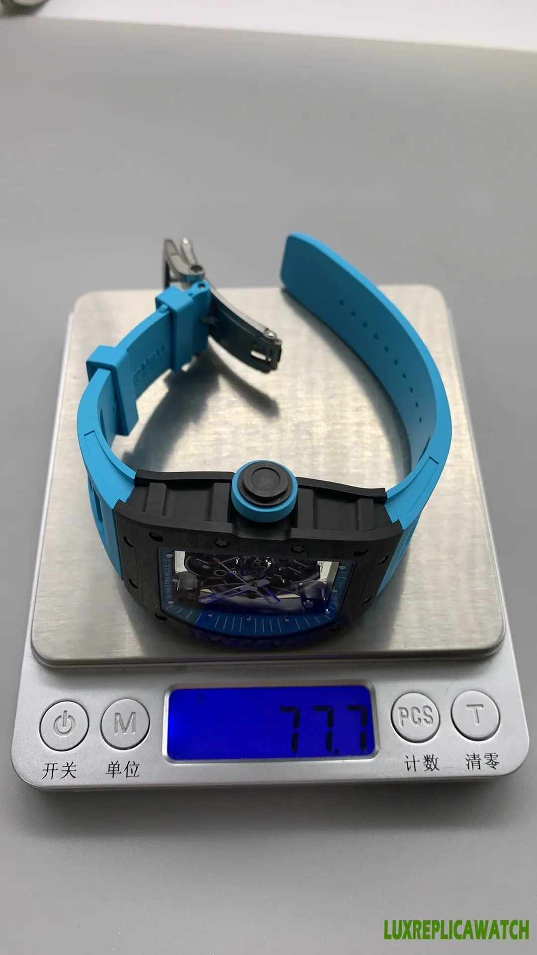 Richard Mille RM 35-02 Replica Watches 50mm Mens Skeleton Dial Rubber Strap 1:1 Clone Watch - Image 2