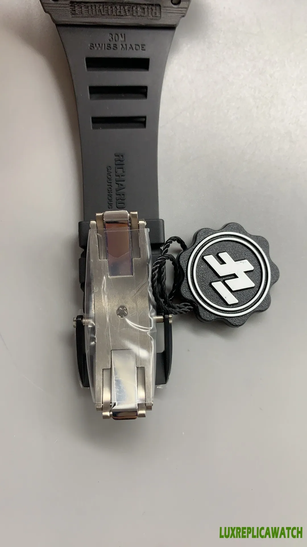 Richard Mille RM 35-02 Replica Watches 45mm Mens Blue Dial Rubber Strap 1:1 Clone Watch - Image 7
