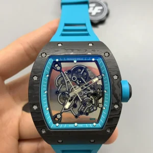 Richard Mille RM 35-02 Replica Watches 45mm Mens Brown Dial Rubber Strap 1:1 Clone Watch