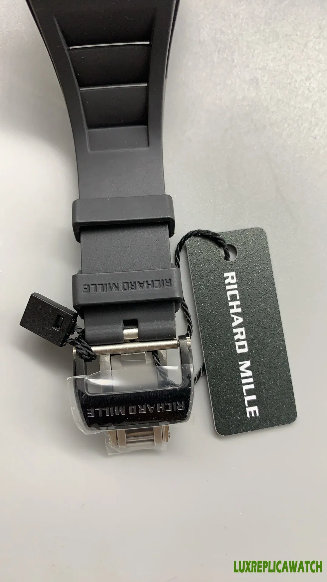 Richard Mille RM 011 Replica Watches 45mm Mens Skeleton Dial Rubber Strap 1:1 Clone Watch - Image 8