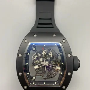Richard Mille RM 11-03 Replica Watches 50mm Mens Blue Dial Rubber Strap 1:1 Clone Watch