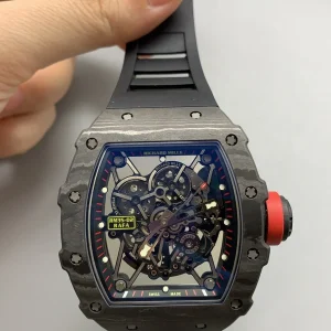 Richard Mille RM35-02 Rafa Replica Watches 50mm Mens Blue Dial Metal Bracelet 1:1 Clone Watch