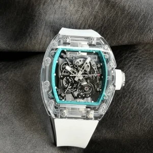 Richard Mille RM72-01 Replica Watches 47mm Mens Black Dial Rubber Strap 1:1 Clone Watch
