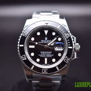 Rolex Submariner Replica Watches 41mm Mens Black Dial Metal Bracelet 1:1 Clone Watch