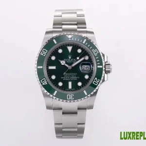 Rolex Submariner Replica Watches 41mm Mens Green Dial Metal Bracelet 1:1 Clone Watch