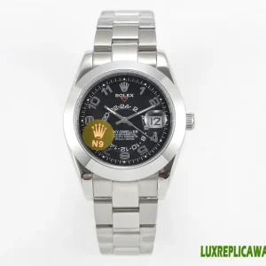 Rolex Sky-Dweller Replica Watches 41mm Mens Black Dial Metal Bracelet 1:1 Clone Watch