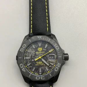 Tag Heuer Aquaracer Replica Watches 41mm Mens Grey Dial Rubber Strap 1:1 Clone Watch
