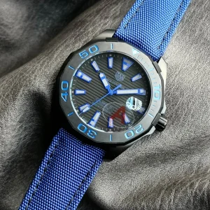 Tag Heuer Aquaracer Replica Watches 41mm Mens Grey Dial Rubber Strap 1:1 Clone Watch