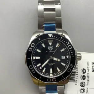Tag Heuer Aquaracer Replica Watches 41mm Mens Blue Dial Metal Bracelet 1:1 Clone Watch