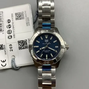 Tag Heuer Aquaracer Replica Watches 32mm Womens Blue Dial Metal Bracelet 1:1 Clone Watch