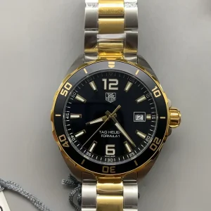 Tag Heuer Formula 1 Replica Watches 43mm Mens Black Dial Metal Bracelet 1:1 Clone Watch
