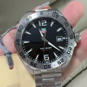 Tag Heuer Formula 1 Replica Watches 43mm Mens Black Dial Metal Bracelet 1:1 Clone Watch
