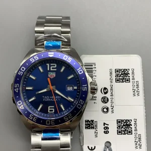 Tag Heuer Formula 1 Replica Watches 43mm Mens Blue Dial Metal Bracelet 1:1 Clone Watch