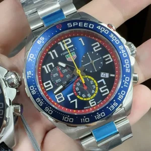 Tag Heuer Formula 1 Replica Watches 44mm Mens Blue Dial Metal Bracelet 1:1 Clone Watch