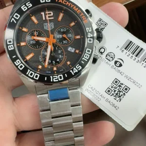 Tag Heuer Formula 1 Replica Watches 44mm Mens Black Dial Metal Bracelet 1:1 Clone Watch