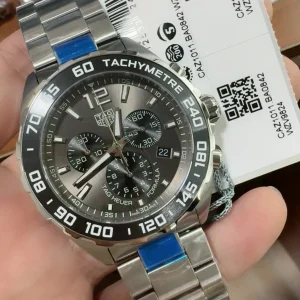 Tag Heuer Formula 1 Replica Watches 44mm Mens Black Dial Metal Bracelet 1:1 Clone Watch