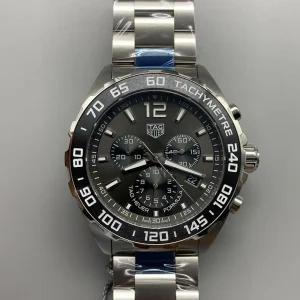 Tag Heuer Formula 1 Replica Watches 44mm Mens Black Dial Metal Bracelet 1:1 Clone Watch